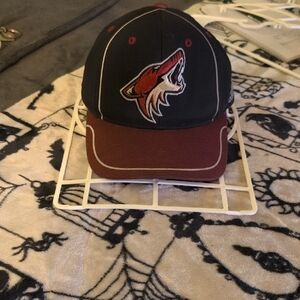 Adidas Black and Red NHL Cap